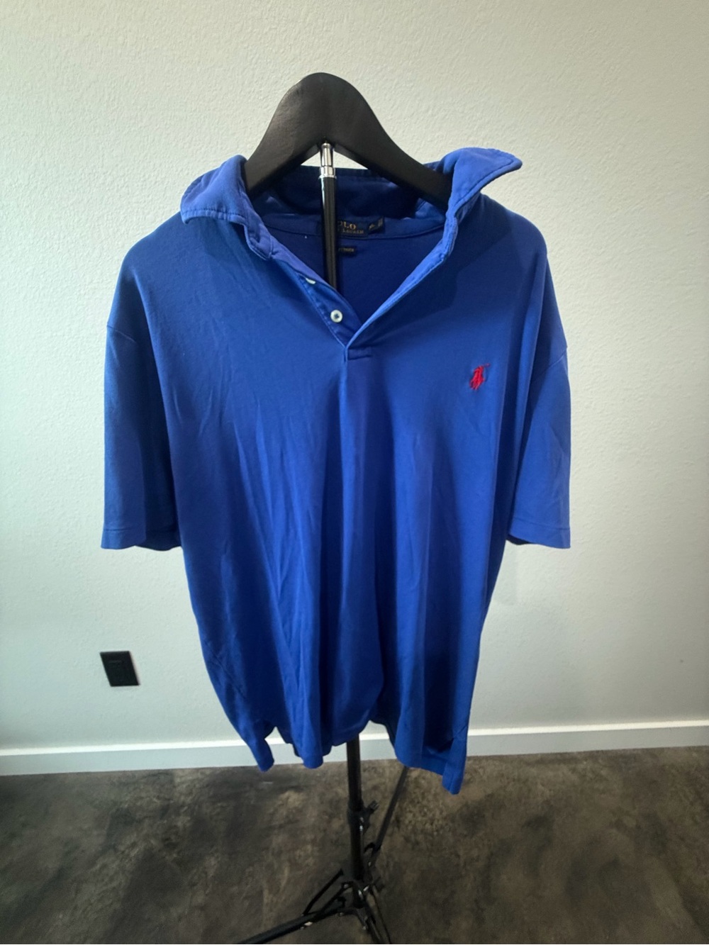 Ralph Lauren Polo Shirt in Blue with Red Logo